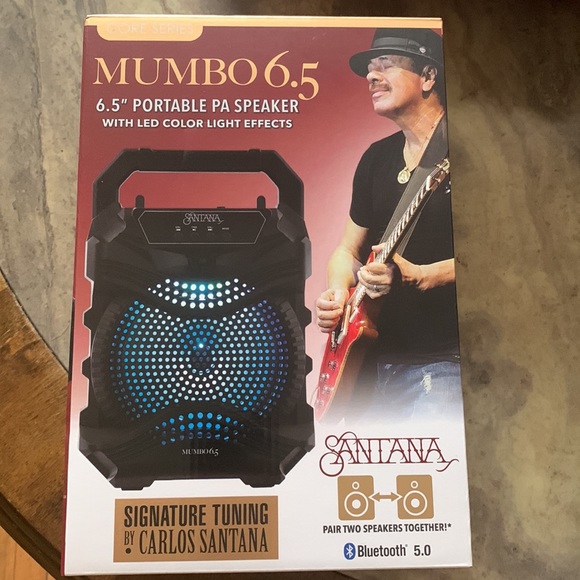 Haut-parleur de karaoké portable Santana Mumbo 6,5 avec